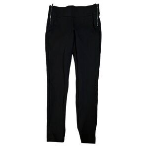 Zara Trafaluc Collection Women's Mid-Rise Side Zip Ankle Pants Black Size Medium